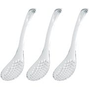 しずくレンゲ 穴あき 3本セットクリア TW-3744