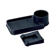 WA72 [車内用品 ベンチシート専用トレイ ドリンクホルダー付カラー：ブラック]