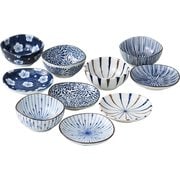 藍染五様 小皿小付コレクション揃 2118-5-43