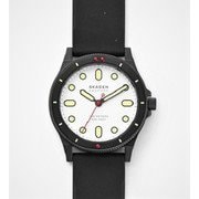 FISK メンズ 42mm シリコンバンド/ブラック 並行輸入品 2年保証 SKW6667