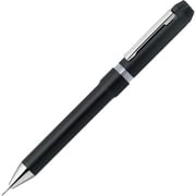 回転式多機能ペン シャーボNu(ニュー) ボール径:0.7mm インク色:2色(黒・赤) シャープペン芯径:0.5mm 本体色:ブラック トップインシャープ機構搭載 SB35-BK