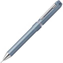 回転式多機能ペン シャーボNu（ニュー） ボール径：0.7mm インク色：2色（黒・赤） シャープペン芯径：0.5mm 本体色：ブルーグレー トップインシャープ機構搭載 SB35-BGR