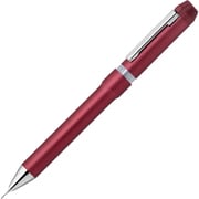 回転式多機能ペン シャーボNu(ニュー) ボール径:0.7mm インク色:2色(黒・赤) シャープペン芯径:0.5mm 本体色:ワイン トップインシャープ機構搭載 SB35-WR