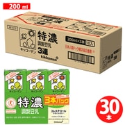 特濃調製豆乳 紙パック 200ml 3本パック×10(30本)