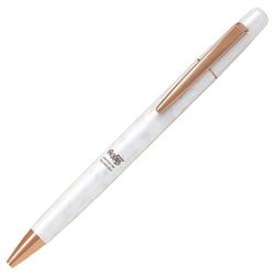 ゲルインキボールペン フリクションポイント ノックビズ 0.4mm マーブルホワイト LFPK-3SS4-MAW