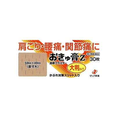 おきゅ膏z 大判 30枚 第3類医薬品 温湿布 Betweenushealth Com