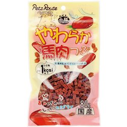 やわらか馬肉つぶ [犬用おやつ 80g 国産]