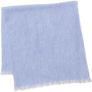 3123060070247100 [カシミヤ100％コンパクトマフラー 35*140サックスブルー]