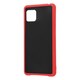 RT-AQSE4BS3/R [AQUOS sense 4 用 耐衝撃マットハイブリッドケース Sarafit レッド]