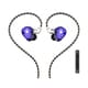 シングルダイナミックドライバーユニット イヤホン MS1RAINBOW PURPLE