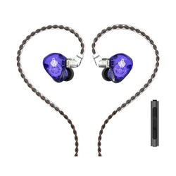 シングルダイナミックドライバーユニット イヤホン MS1RAINBOW PURPLE
