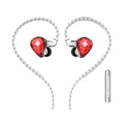 シングルダイナミックドライバーユニット イヤホン MS1RAINBOW REDCRYSTAL