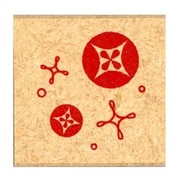 ワンポイントスタンプF 十字の模様 11024-039