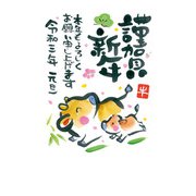 年賀はがき スタンダードカラー 5P NO.5 A05