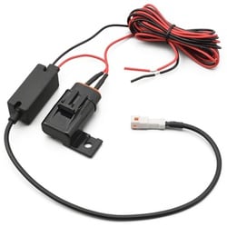 バイク専用ドライブレコーダーM777D補修品 12V電源ケーブル 約2m 2Aヒューズボックス付き 17093