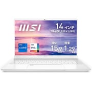 薄型・軽量ビジネス・クリエイターノートPC/Core i7-1185G7/Iris Xe グラフィックス/14インチ フルHD/メモリ 16GB/SSD 512GB/Windows 10 Home/インテル Evo プラットフォーム準拠 PRESTIGE-14-A11M-785JP