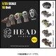 HD-02 ヘッドシリーズ2 ハロウィンマスクヘッドセット1 10個入 [1/35スケール レジンキット]