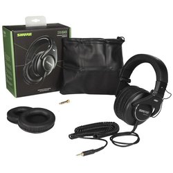 美品 SHURE ヘッドホン SRH840 ブラック シュア 密閉型 モニター SHURE ( シュア ) SRH840-BK-A 密閉型モニターヘッドホン NEW