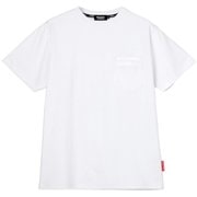 ML-TS-03-M [Pocket T-shirt 半袖Tシャツ Mサイズ ホワイト/ホワイト]
