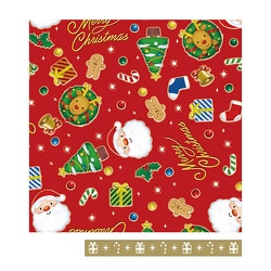 ヨドバシ Com サンリオ クリスマス 包装紙 サンタクロース 赤 マスキングテープ付き 通販 全品無料配達