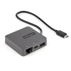 USB Type-Cマルチ変換アダプター USB 3.1 Gen 2 対応 （4K HDMIまたは1080p VGA | 10Gbps対応USB-A&USB-Cポート | ギガビット有線LAN） DKT31CHVL