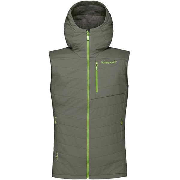 ノローナ NORRONA  メンズ リンゲン アルファ90 ベスト lyngen Alpha90 Vest (M) 1202036180 Castor Grey Mサイズ [アウトドア ベスト メンズ]