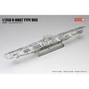 JSM205001 Uボート タイプVIIc [1/350スケール 金属製骨格模型]