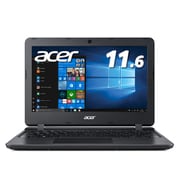 ノートパソコン Aspire 1 11.6型/Celeron N4000/メモリ 4GB/64GB eMMC/ドライブなし/Windows 10 Home in S mode/Office Home & Business 2019/オブシディアンブラック A111-31-A14PA/F