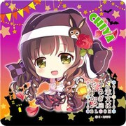 ご注文はうさぎですか？BLOOM ぷちちょこ ラバーマットコースター ハロウィンVer. 千夜 [キャラクターグッズ]