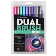 水性マーカー DUAL BRUSH AB-T 10色セット ギャラクシー AB-T10CGA