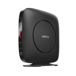Wi-Fiルーター AirStation（エアステーション） Wi-Fi 6（11ax）対応 2401＋800Mbps ブラック [WSR-3200AX4S-BK]