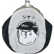 おそ松さん モフモフがまぐちポーチ B カラ松 [キャラクターグッズ]