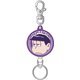 おそ松さん ラバーリールキーホルダー D 一松 [キャラクターグッズ]