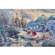 D1000-072 Beauty and the Beast's Winter Enchantment [ジグソーパズル キャンバススタイル スペシャルアート 1000ピース（51×73.5cm）]