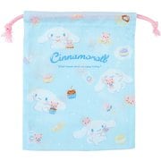 キャラクターグッズ シナモロール マチあり巾着S おかし