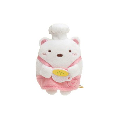 My すみっコぐらし ほかほかコーンスープ シリーズ てのりぬいぐるみ しろくま キャラクターグッズ
