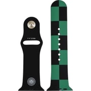 KMY-19A [鬼滅の刃 Apple Watch 44/42mm 用 シリコンバンド 竈門炭治郎]