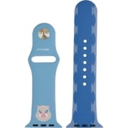 KMY-19C [鬼滅の刃 Apple Watch 44/42mm 用 シリコンバンド 嘴平伊之助]