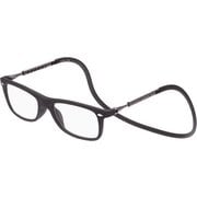 EyeNeed（アイニード） 800 マグネット式 コンパクト老眼鏡 レンズクリーナーケース付 ブラック +2.50