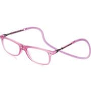 EyeNeed（アイニード） 800 マグネット式 コンパクト老眼鏡 レンズクリーナーケース付 パープル +1.50