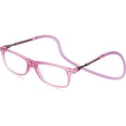 EyeNeed(アイニード) 800 マグネット式 コンパクト老眼鏡 レンズクリーナーケース付 パープル +3.50