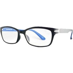 AeroReader（エアロリーダー） GR-18 老眼鏡 ブルーライトカットレンズ ブラック +2.00