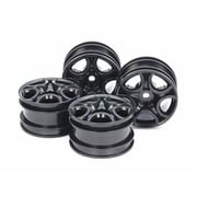 51659 SP.1659 Cスタイルスポークホイール ブラック 4本 [ラジコン部品]