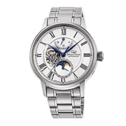 ORIENT STAR(オリエントスター) Classic(クラシック) M45 F7 Mechanical Moon Phase(メカニカル ムーン フェイズ) 機械式 自動巻き(手巻付き) ステンレススチール メンズ RK-AY0102S