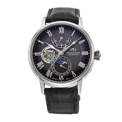 ORIENT STAR（オリエントスター） Classic（クラシック） M45 F7 Mechanical Moon Phase（メカニカル ムーン フェイズ） 機械式 自動巻き（手巻付き） 本ワニ皮革バンド メンズ RK-AY0104N
