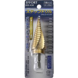エホート 六角軸スパイラルステップドリル ESS-430
