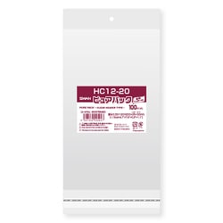 ピュアパック 透明ヘッダータイプ 100枚入 HC 12-20 [OPP袋]