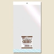 クリスタルパック 白色ヘッダータイプ 100枚入 H 15-25 [OPP袋]