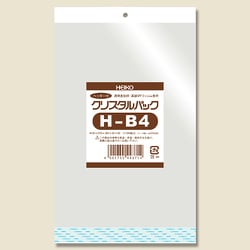 クリスタルパック 白色ヘッダータイプ 100枚入 H B4用 [OPP袋]