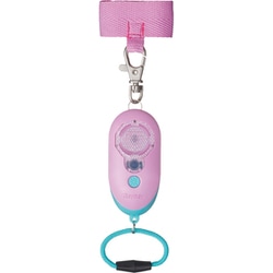 安全ライト防犯ブザー ピカナル 充電池式 ピンク EBB257P
